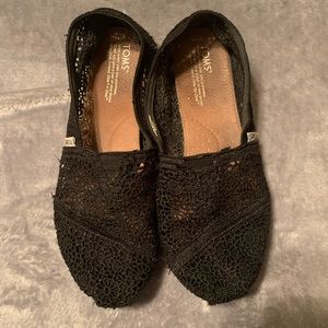Worn Crochet Toms